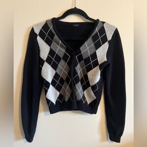 BRANDY MELVILLE/JOHN GALT ARGYLE CARDIGAN